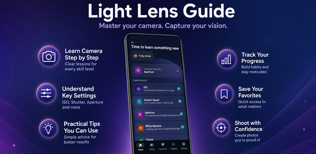 Light Lens Guide promotional banner